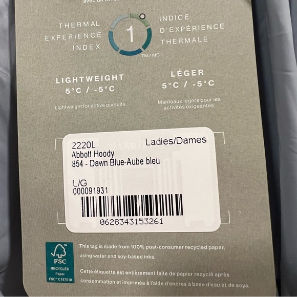 Canada Goose | Abbott Hoody | Dawn Blue | Large | New with Tags - Picture 6 of 15